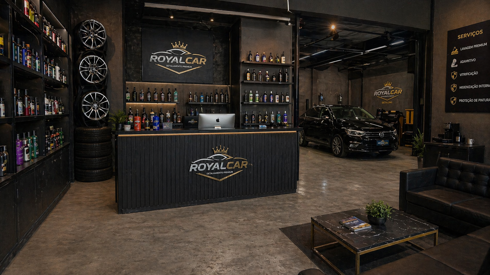 Fachada da loja física AlphaCars